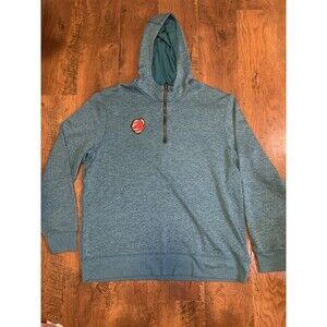 Nike Memphis Grizzlies Hoodie Size Large Teal NBA  Hardwood Classic 1/4 Zip